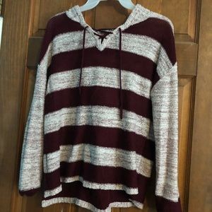 Stripped winter/fall sweater , size US L
